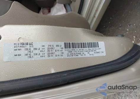 2015 Chrysler Town & Country Touring из США, поврежденный, VIN 2C4RC1BG1FR740265